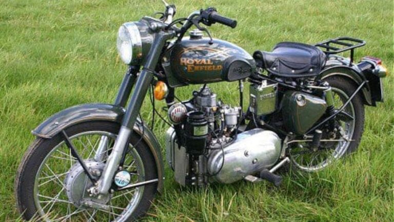 Royal enfield diesel engine bike